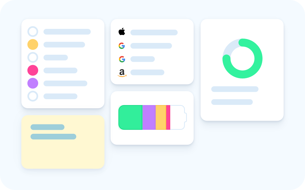 Dein awork Dashboard zeigt dir deine aktuellen To-Dos und Projekte auf einen Blick an. Außerdem kannst du dort Notizen schreiben, Zeiten erfassen und Kapazitäten einsehen. 